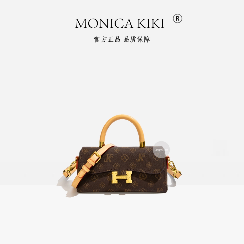 MONICA KIKI Retro Presbyopic Túi xách nữ đi lại Túi Messenger