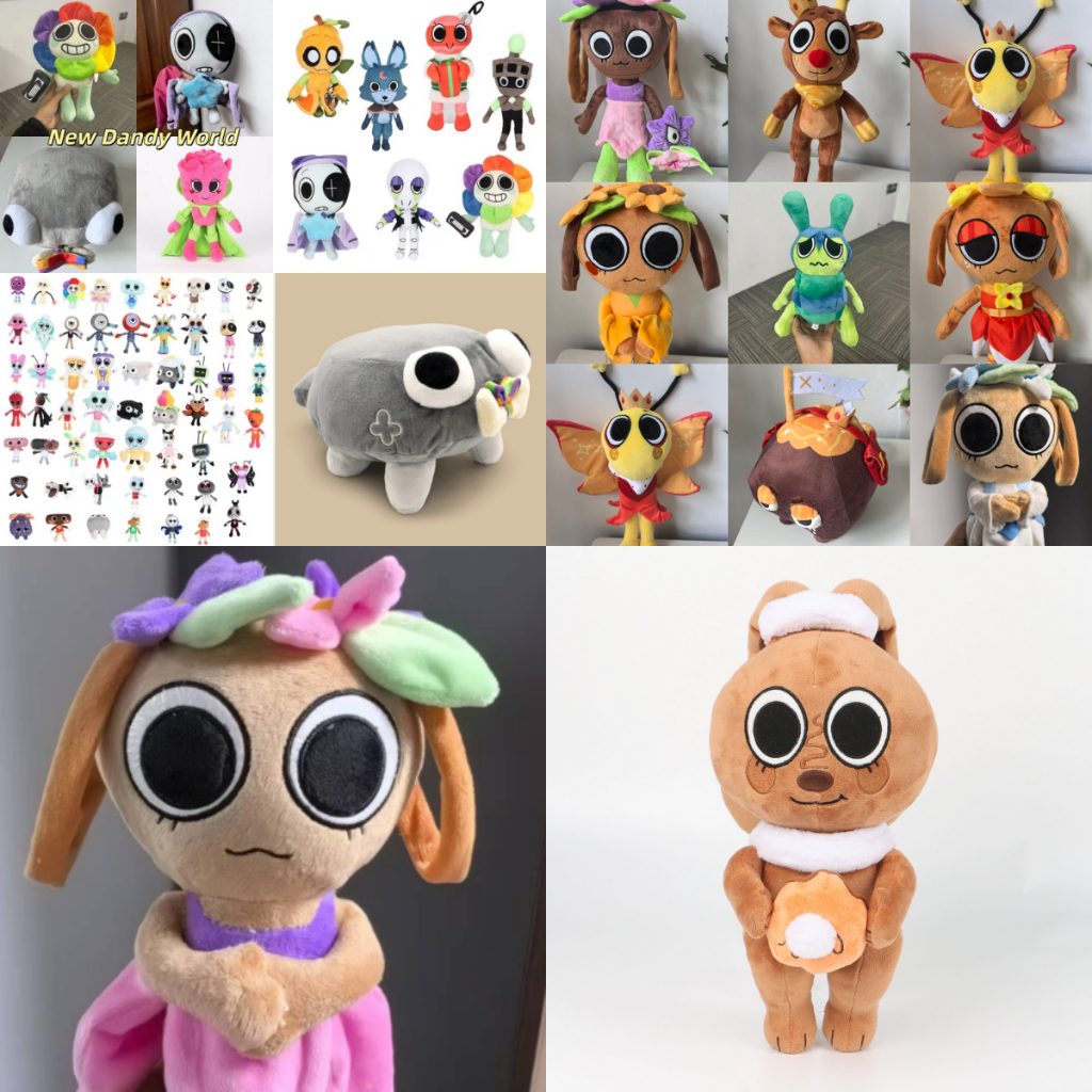 Gấu bông Dandy 's World búp bê nhồi bông dandy's world plush Pebble Boxten Goob Đồ chơi trẻ em Quà t