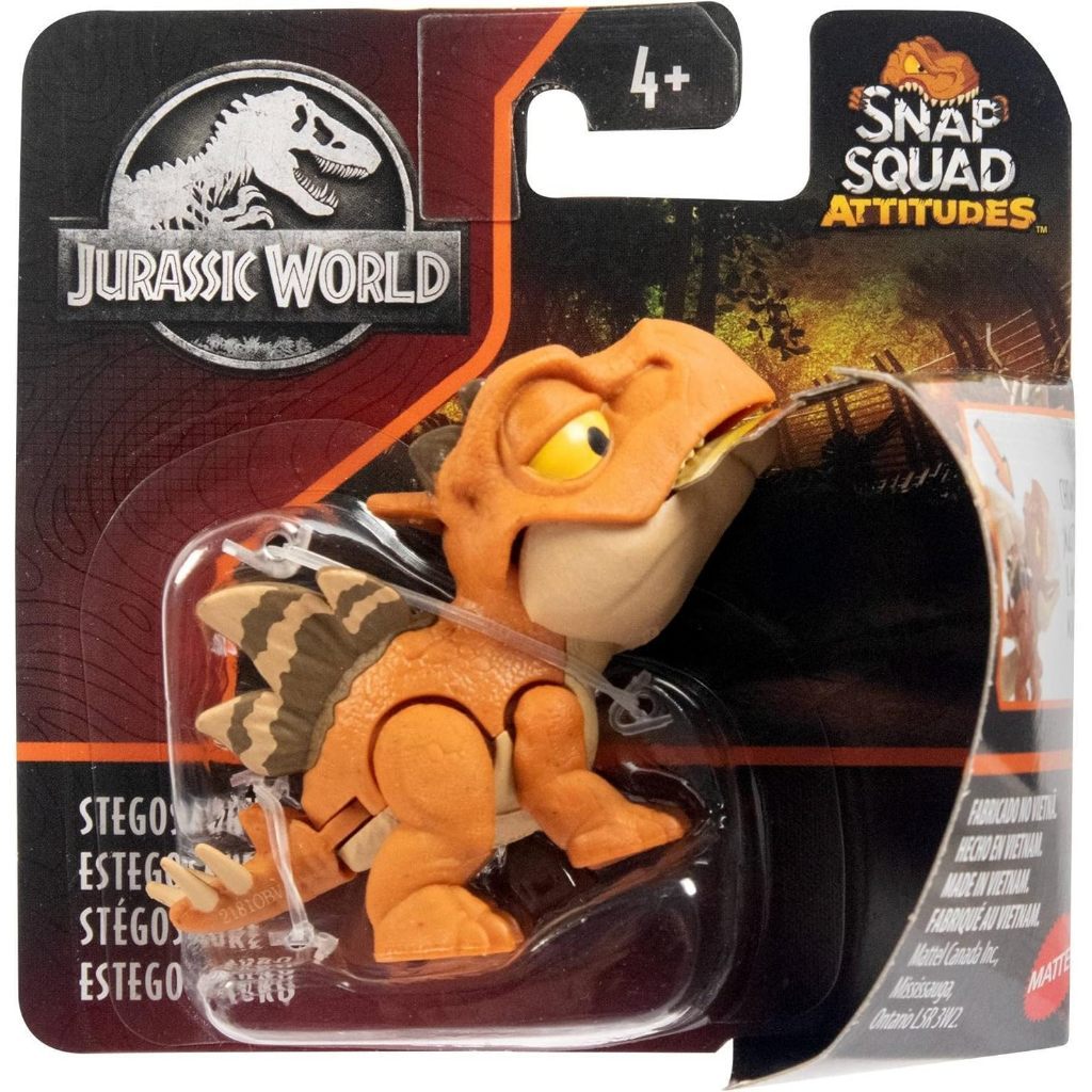 Mattel Jurassic World 2 Bộ sưu tập nhỏ khủng long Mini, khủng long thế giới kỷ Jura Stegosaurus