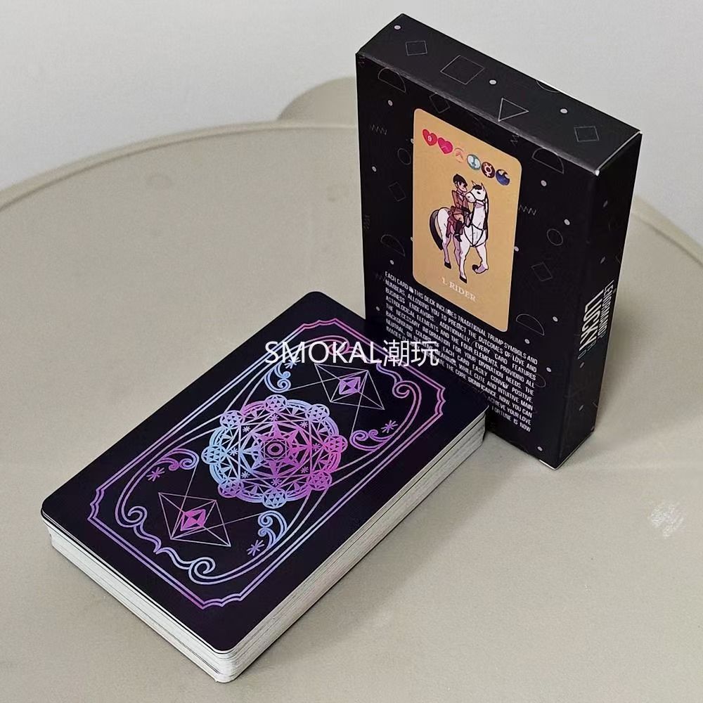 Lucky Renoman pro Bao gồm Planet Four Elements Symbol Color Code Thẻ trò chơi bảng dập nổi hai mặt 9