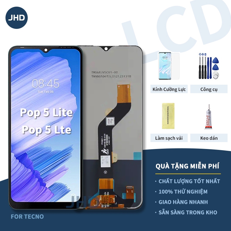 Dành Cho Tecno Pop 5 Lte Pop 5 Lite BD4 BD4a BD4i Màn Hình LCD Lắp Ráp Thay Thế