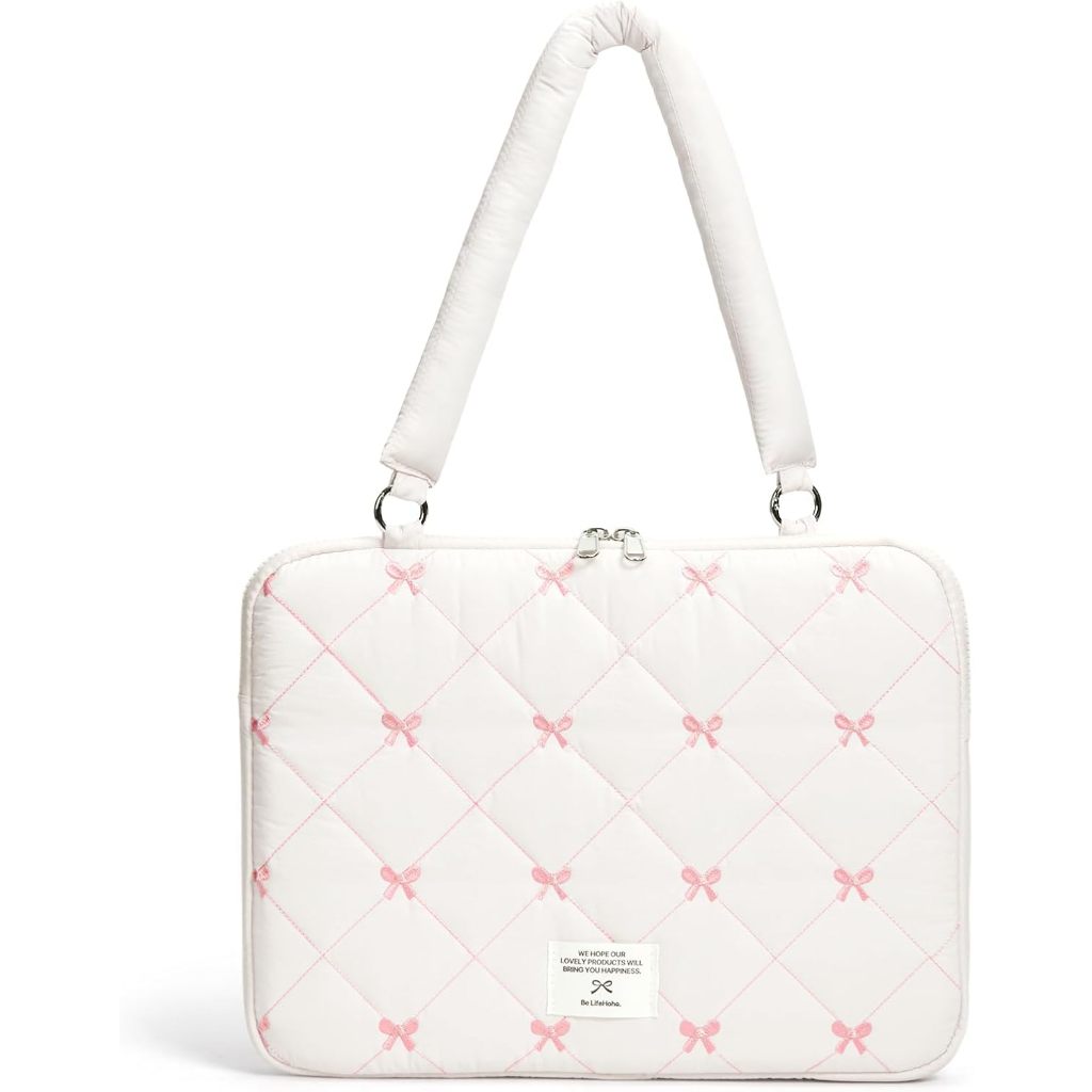 Ốp Laptop, Tay Cầm Laptop Puffy Có Tay Cầm, Tương Thích Với 13 14 15.6 inch Laptop, Túi Laptop Nữ