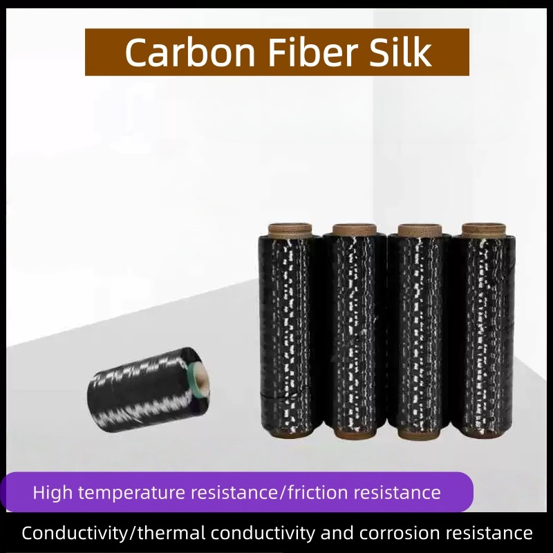 Dây sợi carbon Dây dẫn điện chịu nhiệt độ cao Dây sưởi sợi carbon 1k3k6k12k24k Dây sợi carbon