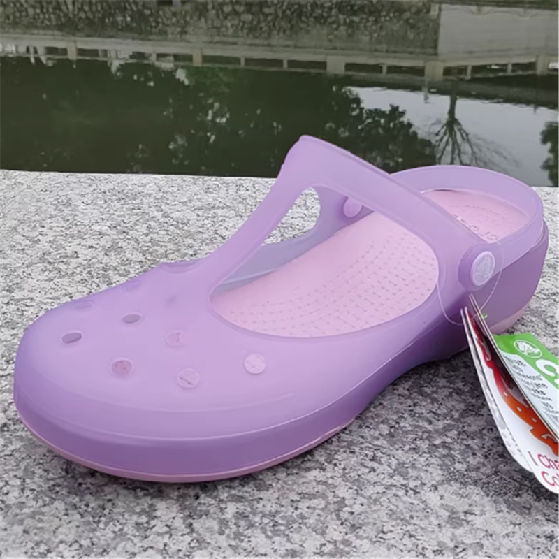 Giày nữ Iberia Mary Jane Crocs Dép chống trượt thời trang thoải mái | 202455