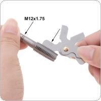 58 chiếc Đồng hồ đo vít 55 độ & hệ mét 60 độ & US 60 độ Máy đo độ ren để đo công nghiệp, Dụng cụ đo đa năng