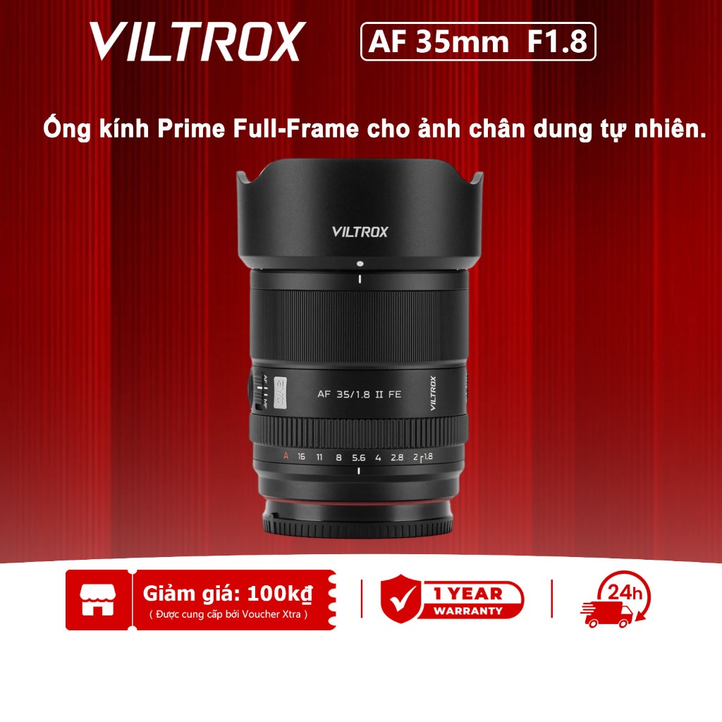 Viltrox AF  35mm F1.8 II EVO  Ống kính toàn khung cho Sony E-Mount