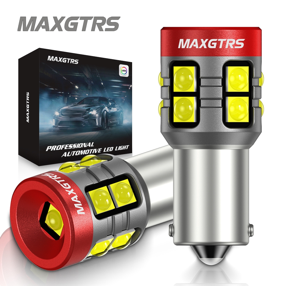 MAXGTRS 2x BA9S LED BAX9S H21W BAY9s 3030 Bóng đèn LED H6W T4W Canbus Cửa bên Đèn lịch sự Đỗ xe Biển
