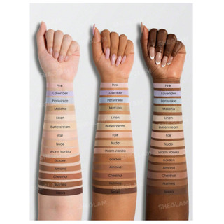 SHEGLAM Hideaway Full Coverage Highlighter Hydrating Brighter Color Corrector Liquid Concealer