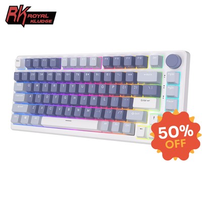 Bàn phím không dây Royal Kluge RK M75 2.4G có màn hình 81 phím 3 chế độ