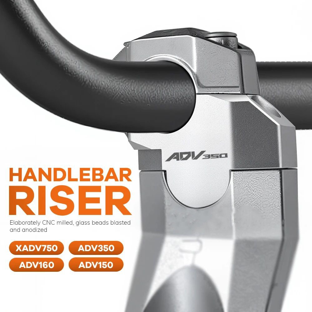 Tay Lái Xe Máy Nâng Kéo Tay Cầm Thanh Kẹp Mở Rộng Cho Xe Honda X-ADV XADV 750 ADV150 ADV160 ADV350 A