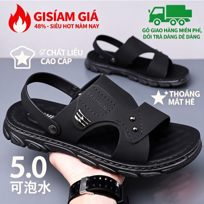 🔥 [Promotional Offer] 🔥 Spot quick release casual breathable dual-purpose water soaked business sand