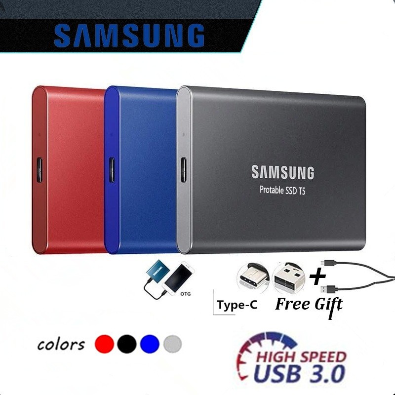 Samsung - Ổ cứng gắn ngoài HD2TB 1TB 128TB 64TB 32TB 16TB SSD 8TB 4TB USB 3.1 Type C Giao diện chất 