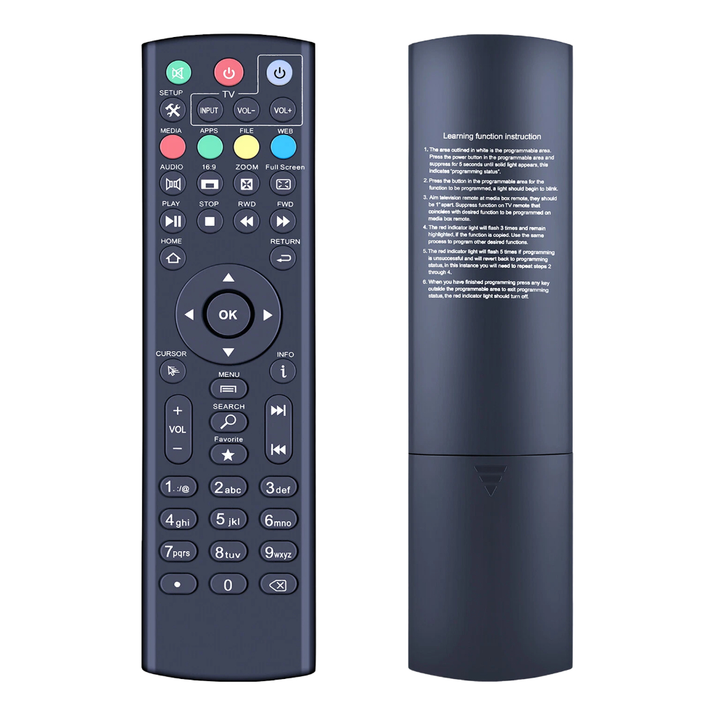 Điều khiển từ xa cho ZOOMTAK MEDIA BOX K3 V + U + Upro T8 + & H8 + Superbox S1 S2 pro S3 pro Octastr