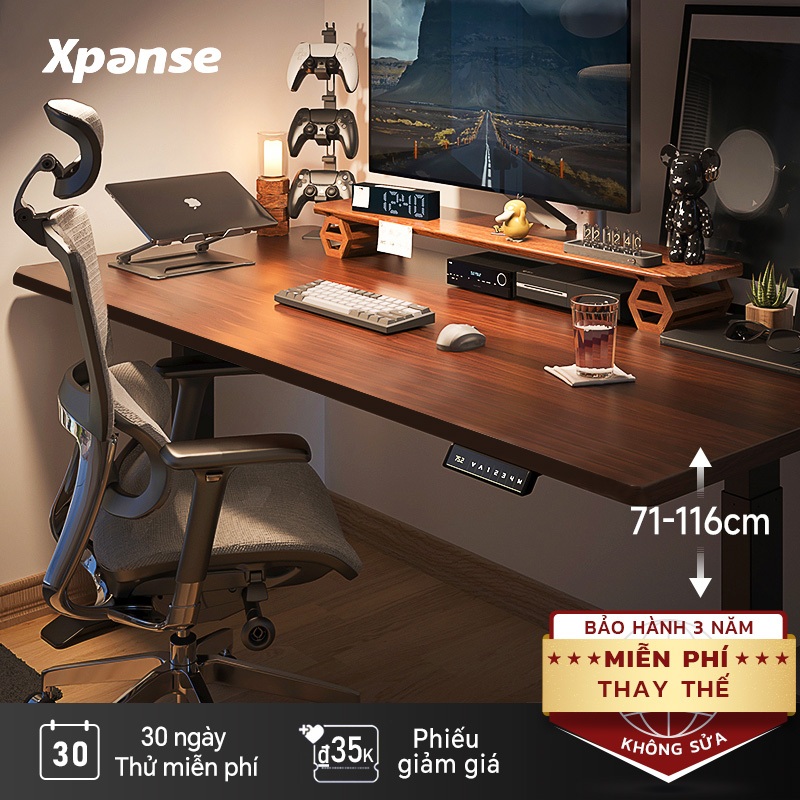 Bàn nâng hạ thông minh Xpanse Z-W6 Động cơ siêu êm, chân bàn thép cán nguội,Bàn gaming hình chữ K | Bàn Làm Việc | BigBuy360 - bigbuy360.vn