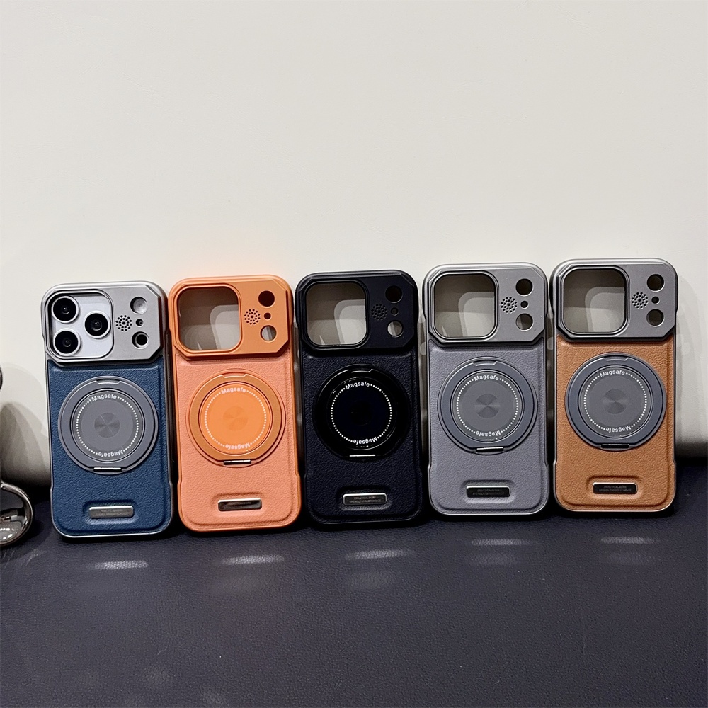 Ốp lưng chống sốc bằng da PU sang trọng cho iPhone 17 Pro Max Vỏ cho iPhone 17Air 16 Plus i15 Vỏ giữ