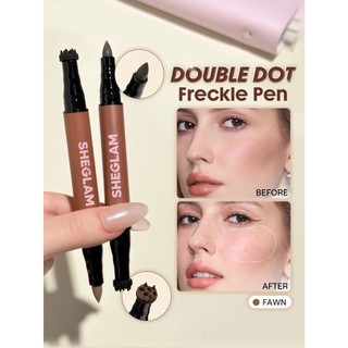 SHEGLAM Double Dot Tàn nhang Bút Chống Thấm Nước Mặt Trời Tự Nhiên Kissed Liquid Eyeliner Trang Điểm Mỹ Phẩm Dụng Cụ