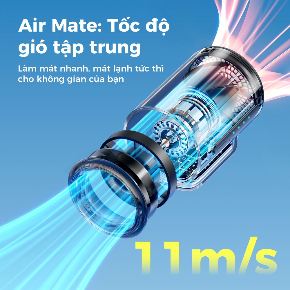 Quạt Điện Thoại Loại C Mạnh Mẽ Aecooly, Tốc Độ Cao 17000 RPM, Tương Thích Với Máy Tính Bảng Điện Thoại, Quạt Cổng USB C Di Động Mini 4 Tốc Độ | BigBuy360 - bigbuy360.vn