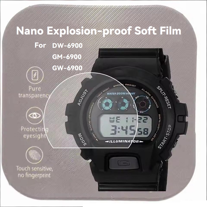 Phim bảo vệ trong suốt cho Casio G-Shock DW-6900 / 7900 GW-6900 / 7900 GM-6900 GDX-6900 G-6900 / 790
