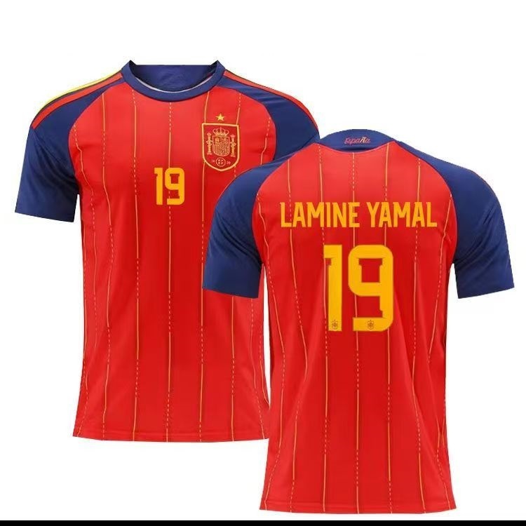 2026 World Cup Tây Ban Nha Sân nhà Lamine Yamal La Roja 19 Áo bóng đá sân nhà / sân khách