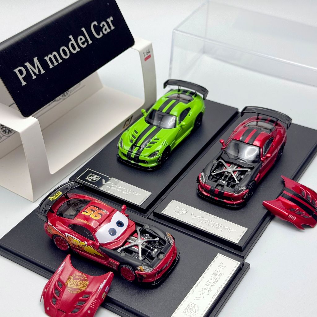 Hone Model HM 1 / 64 Dodge Viper ACR Hợp Kim Mở Được Diecast Mẫu Xe Sưu Tập Quà Tặng Tĩnh Vật Trang 