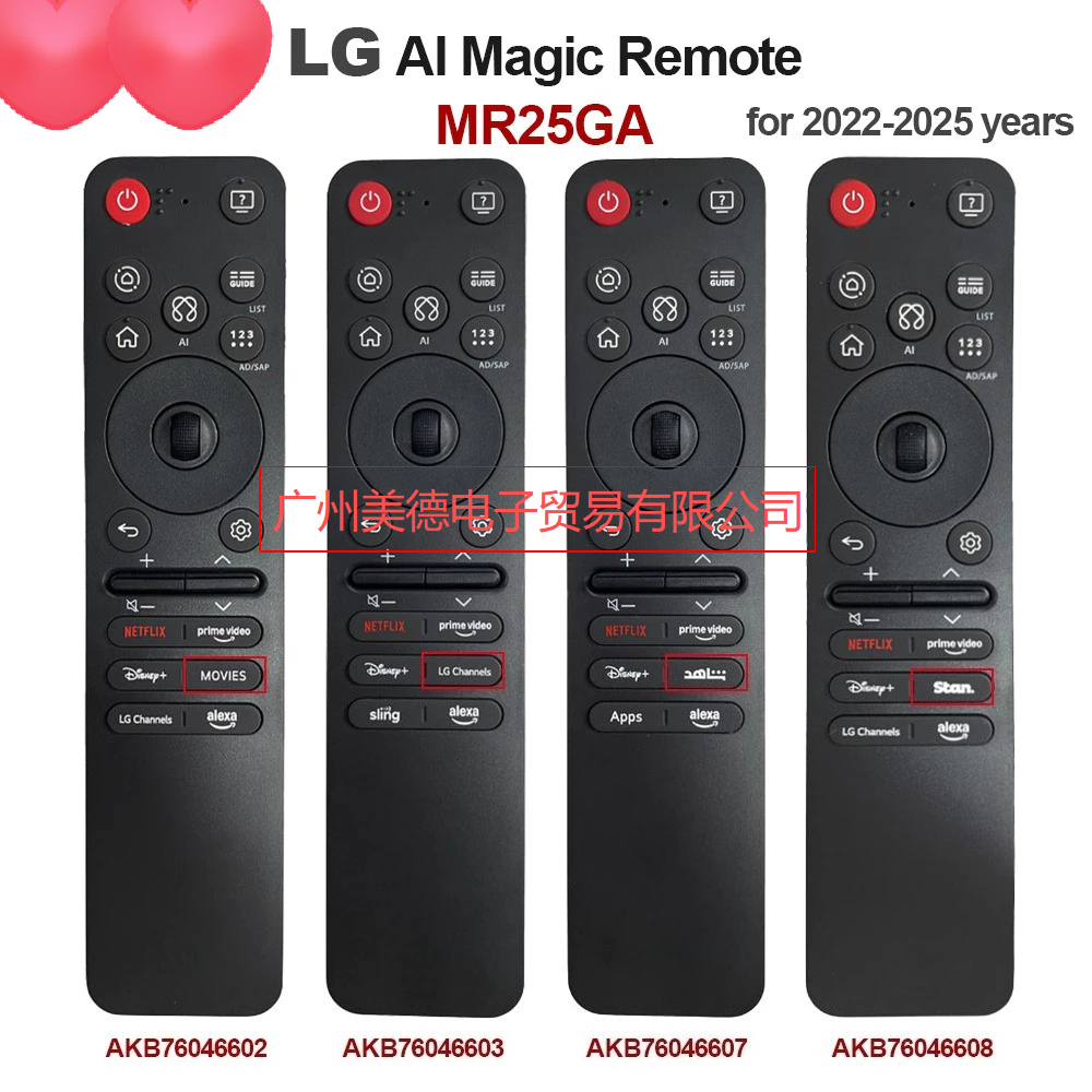 2025 Phong Cách Mới LG AI Magic Điều Khiển Từ Xa MR25GA Cho LG Smart TV AI Giọng Nói / Chuột (Cho 20