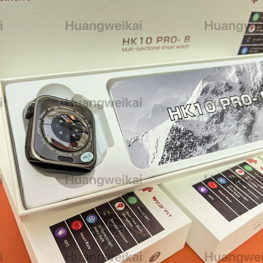 Đồng hồ thông minh AMOLED 46mm HK10PRO-B Hồng Kông 2026 có đồng hồ 10 X Text + Bản đồ Chế độ kép Thự