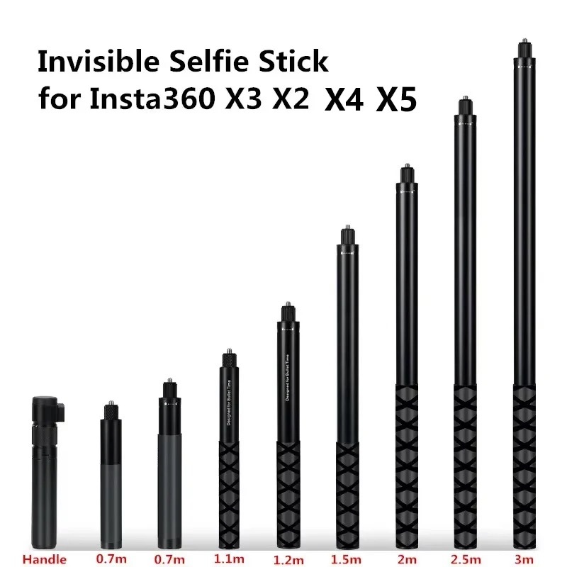 Dành Cho Insta360 Dji osmo 360 Vô Hình Selfie Stick Bullet Time Bundle Tay Cầm Cho Dji 360 Insta 360
