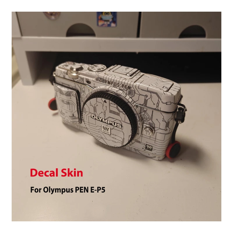Miếng Dán Thân Máy Ảnh Bảo Vệ Da Bộ Phim Dành Cho Olympus PEN EP5 E-P5 Trang Trí