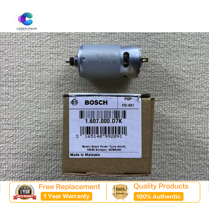 Động cơ DC Bosch áp dụng cho GSB 120-Li và GSR 120-Li ( 1607000D7K) (CHỈ ĐỘNG CƠ DC)