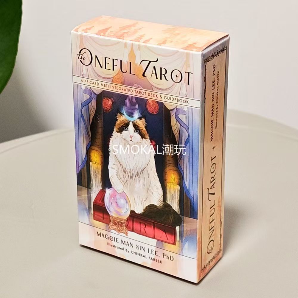 Oneful Tarot Love Cats Dogs Lovers Waite Series 10.3 * 6cm 78 Tờ MBTI Tarot