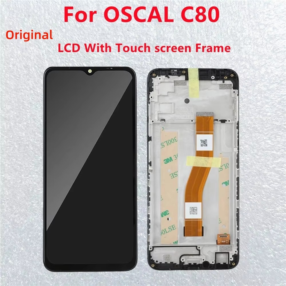 Dành Cho Blackview OSCAL C80 LCD & Màn Hình Cảm Ứng Bộ Số Hóa Có Khung Dành Cho OSCAL C80 Hiển Thị m