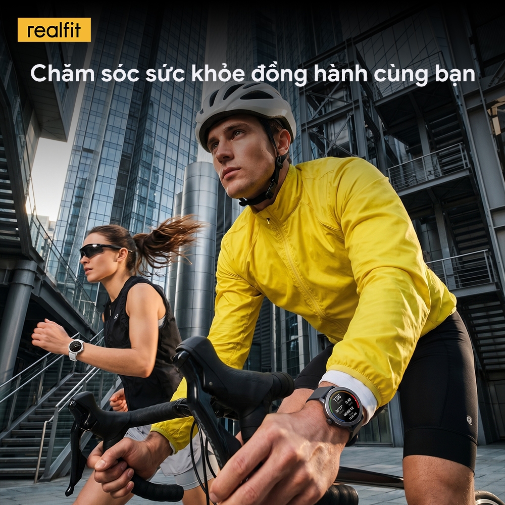 [MỚI] Đồng hồ thông minh ĐỒNG HỒ REALFIT | Theo dõi sức khỏe | Gọi Bluetooth | Màn hình AMOLED 1,43 " | Tuổi thọ pin lên đến 14 ngày | BigBuy360 - bigbuy360.vn