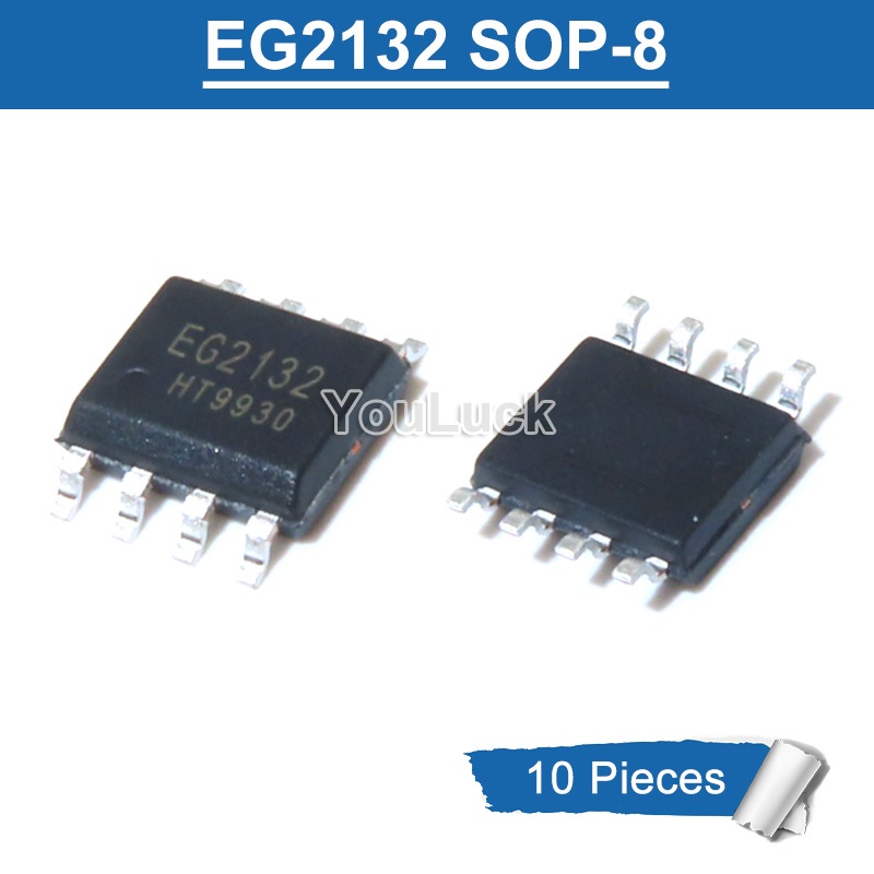 10 Chiếc EG2132 SOP-8 HIgh-Power MOS Diode Driver Chip IC Mới Chính Hãng