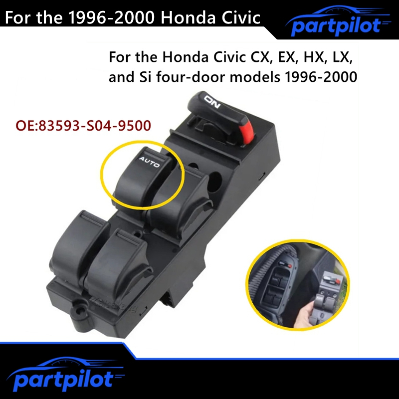 Công tắc cửa sổ điện bên trái & bên phải cho Isuzu NPR NQR NRR NPR-HD 8973151840 8973151760