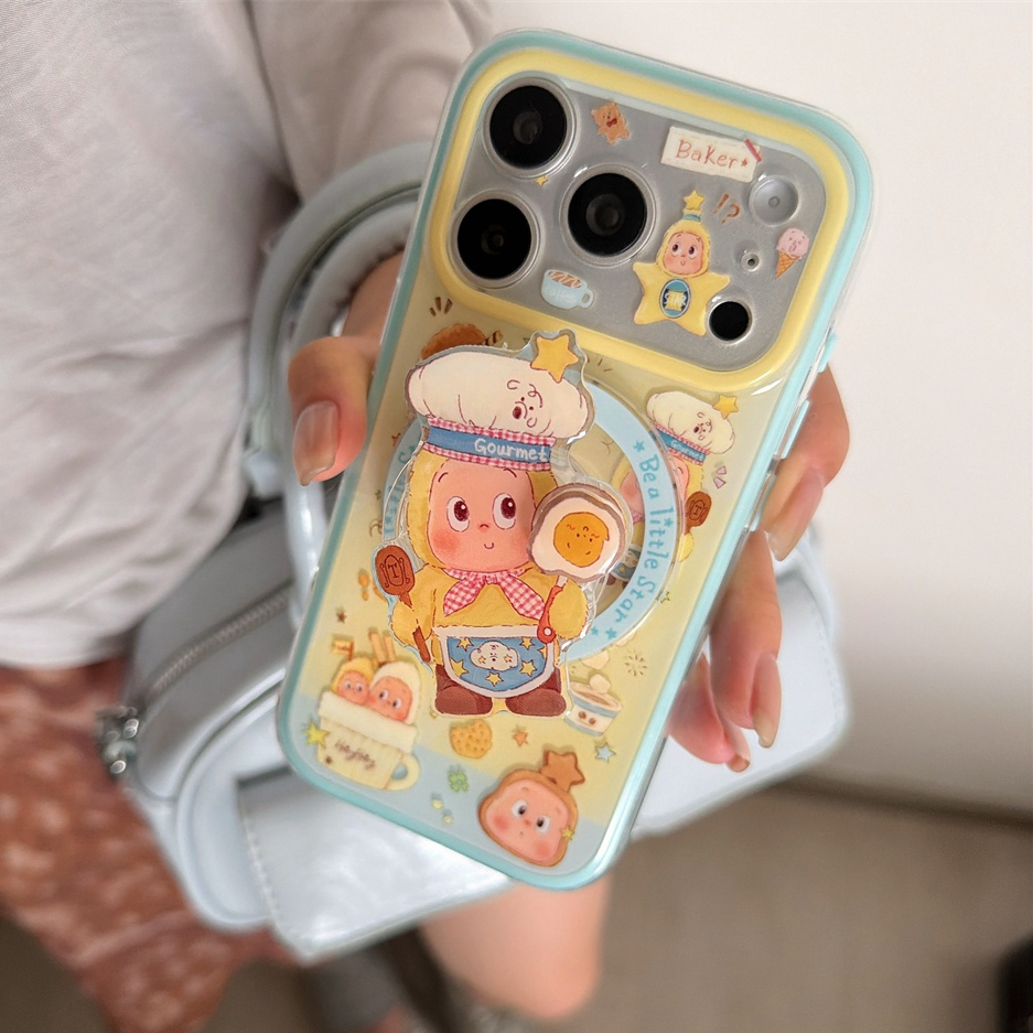Ốp điện thoại iphone 17 Pro Max 16 Pro Max 15 Pro Max Chef Star People