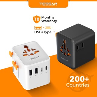 Ổ Cắm TESSAN Bộ Chuyển Đổi Du Lịch Toàn Cầu Đa Năng US / EU / AUS / UK