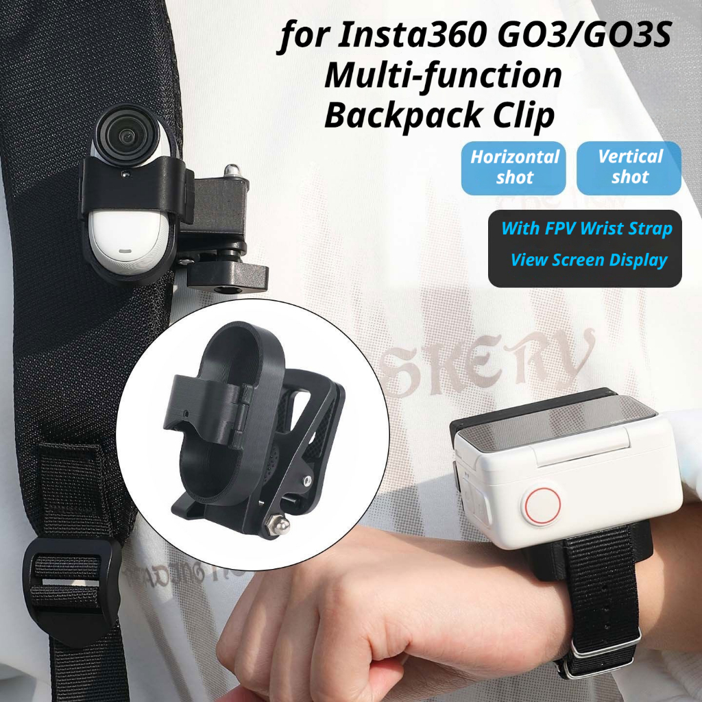 Dây đeo cổ tay tay cho Insta360 go 3s / Go 3 / DJI Osmo Nano gắn máy ảnh thể thao Dây đeo cổ tay có 
