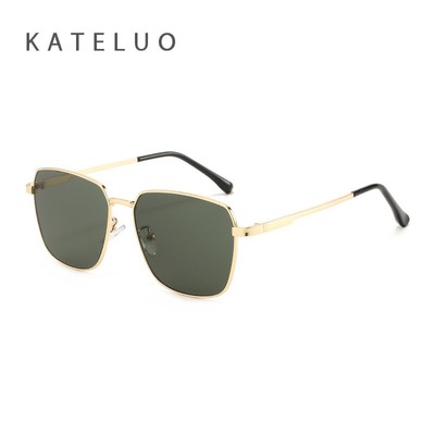 KATLUO Nam Mới Retro Kính Mát Chống Tia UV Kính Chống Nắng Thời Trang Nữ Kim Loại Kính Mắt Để Lái Xe Câu Cá Ra Cửa S25300