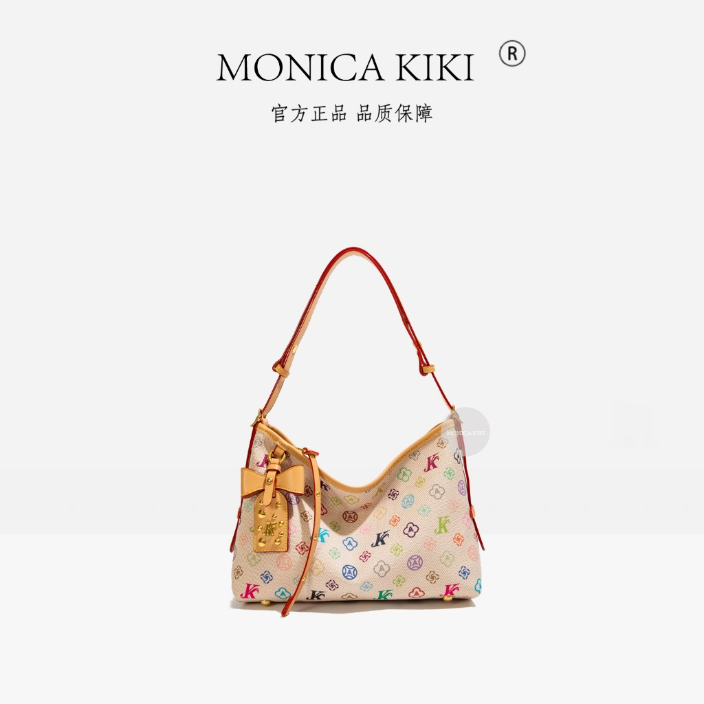 MONICA KIKI Túi đeo nách một vai dung tích lớn Túi xách nữ đi lại