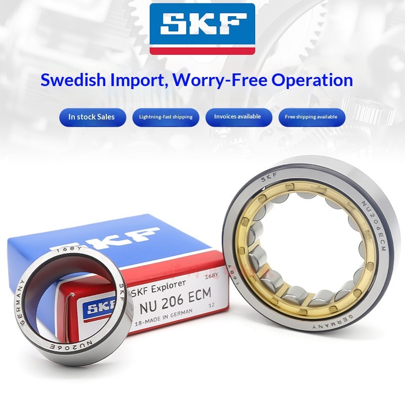 Vòng bi SKF nhập khẩu: NU, NJ, NUP202, 203, 204, 205, 206, 207, 208, 209, ECM, ECP