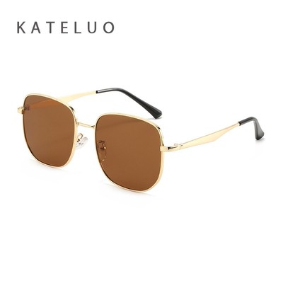 Kính râm vuông thời trang cổ điển KATLUO dành cho nam và nữ lái xe câu cá chống tia cực tím Kính râm bảo vệ S25305