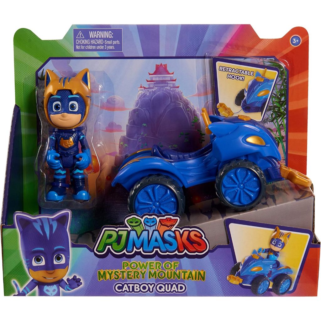 PJ Masks Mystery Mountain Quads - Bộ hình và xe Catboy