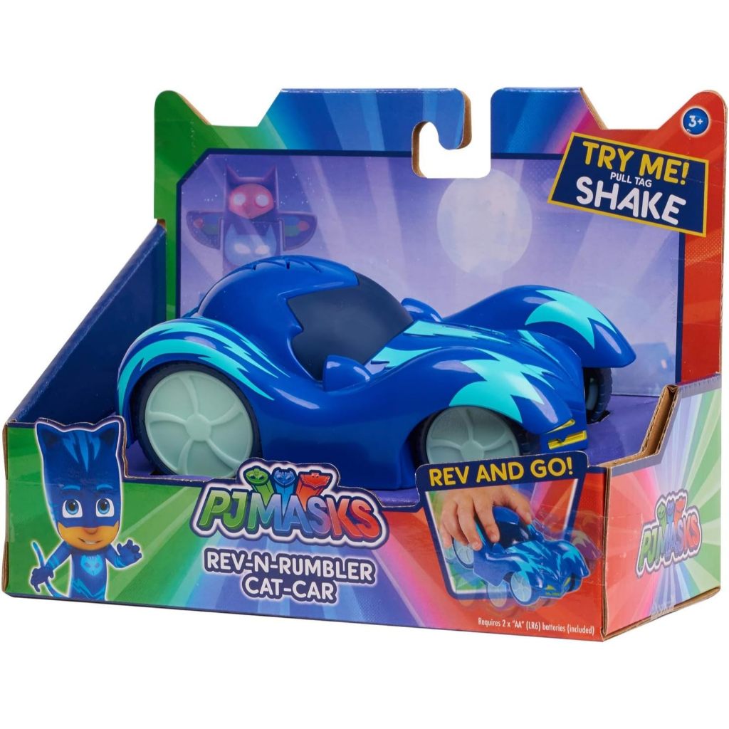 Just Play PJ Mask Rev N Rumblers Cat Car Vehicle Hình và Bộ xe