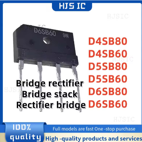 5 CHIẾC MỚI D4SB80 D4SB60 D5SB80 D5SB60 D6SB80 D6SB60 / Bộ chỉnh lưu cầu Ngăn xếp Bộ chỉnh lưu Cầu p