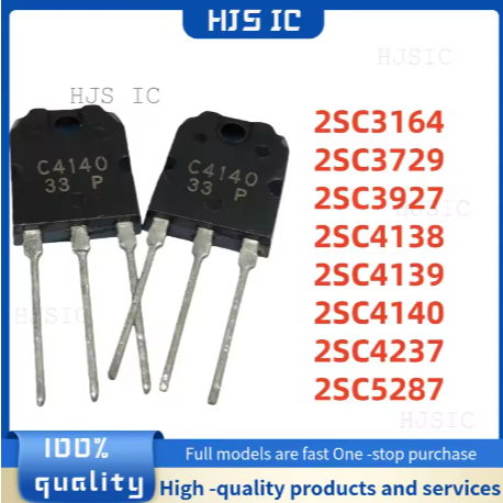 5 CHIẾC 2SC3164 2SC3729 2SC3927 2SC4138 2SC4139 2SC4140 2SC4237 2SC5287 C3164 C3729 C3927 C4138 C413