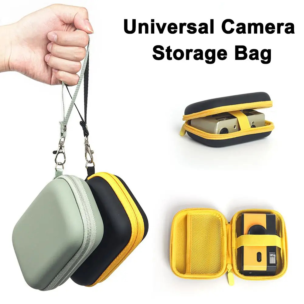Túi đựng máy ảnh vỏ cứng EVA bằng da đa năng cho KODAK ETTAR H35 F9 F8 501F M35 Canon ivy 2 mini HPR