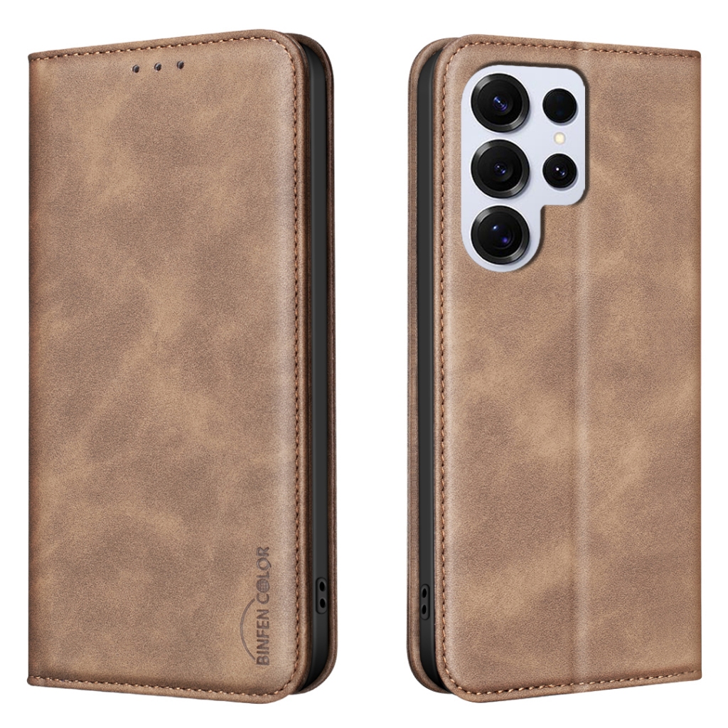 Dành Cho Samsung S24Ultra S23FE S23Ultra S23Plus Thiết Kế Đệm Chống Sốc Ví Da Flip Case