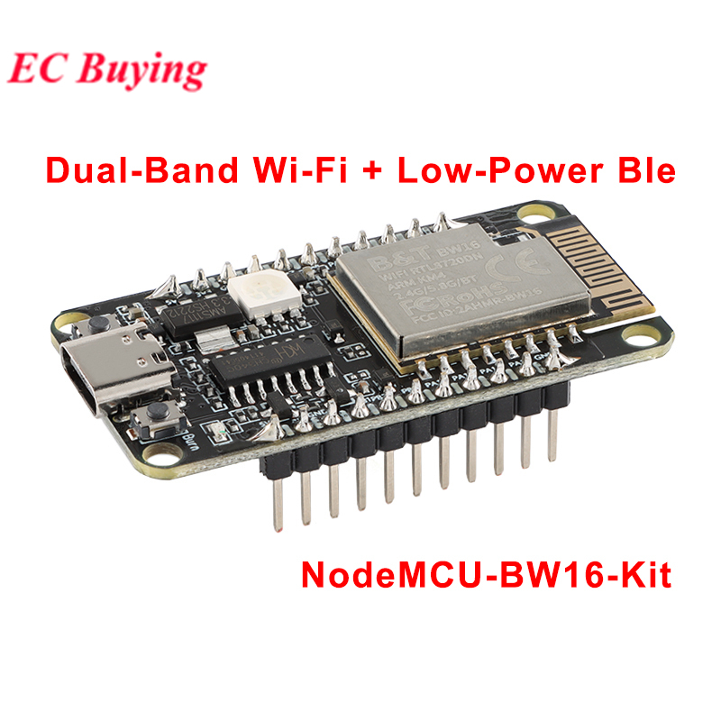 BW16 Kit RTL8720DN Băng tần kép WiFi BLE 5.0 Mô-đun không dây