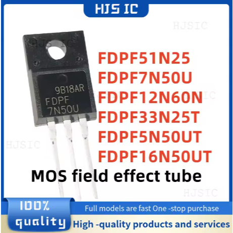 5 CÁI MỚI FDPF16N50UT 16N50UT FDPF5N50UT 5N50UT FDPF33N25T 33N25T FDPF51N25 51N25 FDPF7N50U 7N50U FD