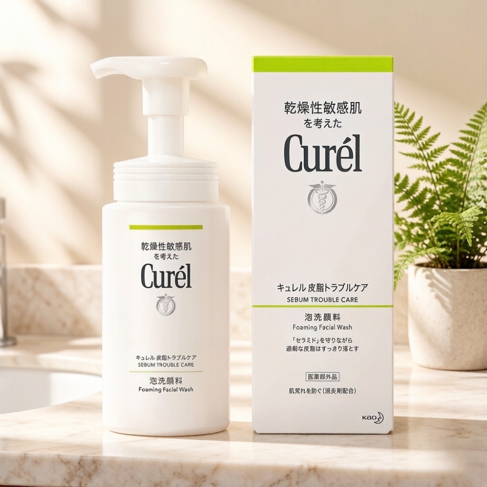 Sữa Rửa Mặt CUREL Sebum Care (150ml)